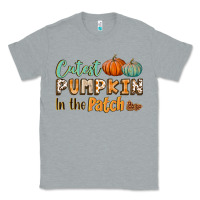 Heather Grey cutest pumpkin in the patch Classic Tee - BundleAndBundleShop