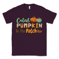 Plum cutest pumpkin in the patch Classic Tee - BundleAndBundleShop