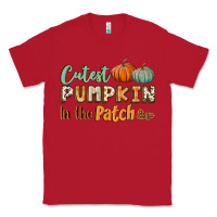 Red cutest pumpkin in the patch Classic Tee - BundleAndBundleShop