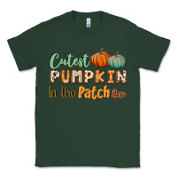 Sports Green cutest pumpkin in the patch Classic Tee - BundleAndBundleShop