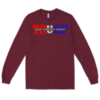 Burgundy Trump 2020 Long Sleeve Tee - Bettercallsaul