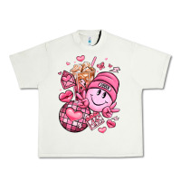Pistachio retro valentines day Urban Heavy Tee - LillyAllenDesigns