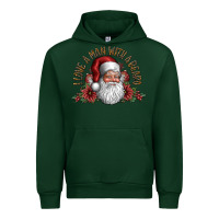 Forest Green i love a man with a bearo Urban Hoodie - CowhideDigitalArt