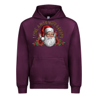 Mauve Wine i love a man with a bearo Urban Hoodie - CowhideDigitalArt