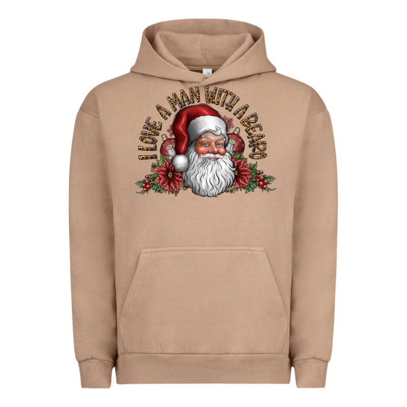 I Love A Man With A Bearo Urban Hoodie by CowhideDigitalArt | Teevron
