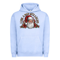 Pigment Grape Ice i love a man with a bearo Urban Hoodie - CowhideDigitalArt