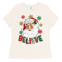 Bone Believe Christmas Ladies Tee - NancyCooperArtShop