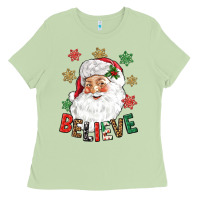 Matcha Believe Christmas Ladies Tee - NancyCooperArtShop