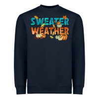 Navy Fall Heavyweight Sweatshirt - texasbilliewilder