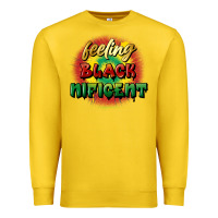 Lemon feeling blacknificent Premium Sweatshirt - FaDigitalArtStudio