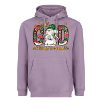 Lavender with god all things are possible with snowman bbs Heavyweight Hoodie - BundleAndBundleShop