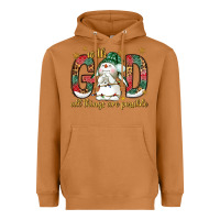 With God All Things Are Possible With Snowman Bbs Heavyweight Hoodie | Teevron