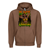 Chestnut Black history afro woman Zipper Hoodie - HowdyJamesFarm