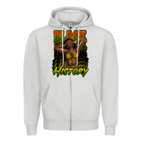 Dove Grey Black history afro woman Zipper Hoodie - HowdyJamesFarm