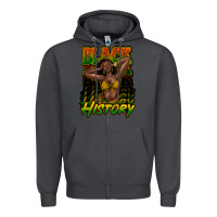 Smoke Black history afro woman Zipper Hoodie - HowdyJamesFarm