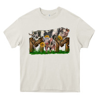 Western Mom With Spotted Pig And Baby Pig Heavy Core Tee | Teevron