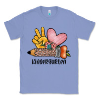 Colony Blue peace love kindergarten Classic Tee - JahusDesignShop