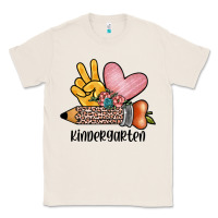 Natural peace love kindergarten Classic Tee - JahusDesignShop