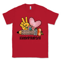 Red peace love kindergarten Classic Tee - JahusDesignShop