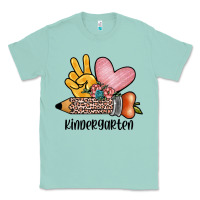 Seafoam peace love kindergarten Classic Tee - JahusDesignShop