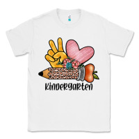 White peace love kindergarten Classic Tee - JahusDesignShop