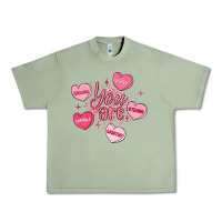 Oil Green you are enough valentines day Urban Heavy Tee - LillyAllenDesigns