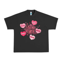 Pigment Black you are enough valentines day Urban Heavy Tee - LillyAllenDesigns