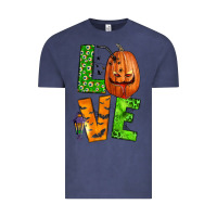Vintage Denim love halloween Vintage Tee - BundleAndBundleShop