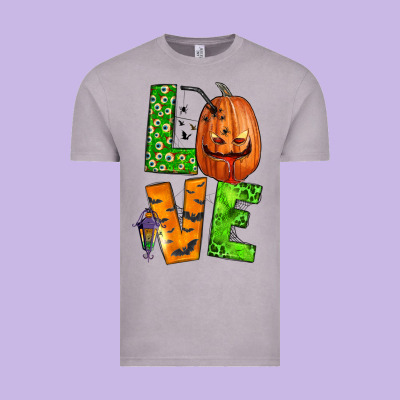 Love Halloween Vintage Tee Designed By Bundleandbundleshop