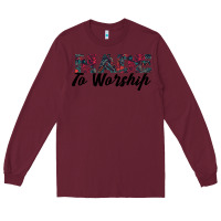 Burgundy Made to Worship Long Sleeve Tee - Bettercallsaul