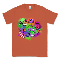 Copper halloween candy patches Classic Tee - BundleAndBundleShop