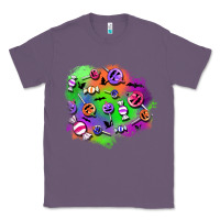 Lavender halloween candy patches Classic Tee - BundleAndBundleShop