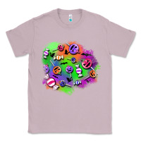 Lilac halloween candy patches Classic Tee - BundleAndBundleShop