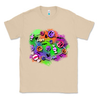 Mushroom halloween candy patches Classic Tee - BundleAndBundleShop