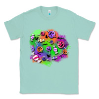 Seafoam halloween candy patches Classic Tee - BundleAndBundleShop
