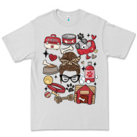 Dove Grey can't talk right now i'm busy doing dog mom Premium Tee - MaliasSmallBusiness