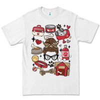 White can't talk right now i'm busy doing dog mom Premium Tee - MaliasSmallBusiness