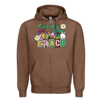 Chestnut Saved by his grace Easter Zipper Hoodie - CowGirlArtShop