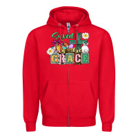 Saved By His Grace Easter Zipper Hoodie | Teevron