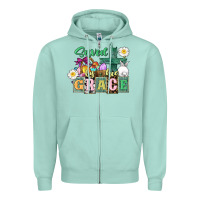 Seafoam Saved by his grace Easter Zipper Hoodie - CowGirlArtShop