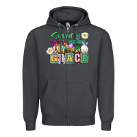 Smoke Saved by his grace Easter Zipper Hoodie - CowGirlArtShop