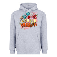 Heather Grey Weird moms build character Mother's Day Heavyweight Hoodie - FaDigitalArtStudio
