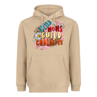 Mushroom Weird moms build character Mother's Day Heavyweight Hoodie - FaDigitalArtStudio