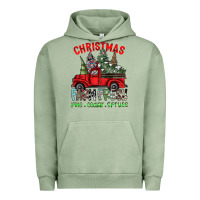 Pigment Oil Green christmas farm fresh Urban Hoodie - CowhideDigitalArt