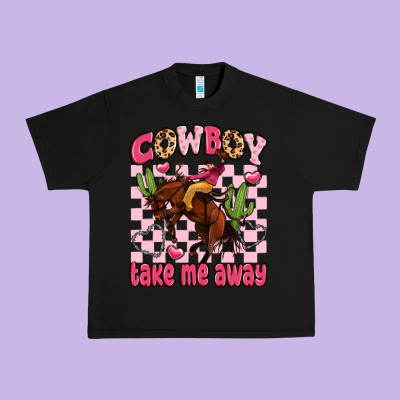 Cowboy Take Me Away Urban Heavy Tee Designed By Lillyallendesigns