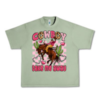 Oil Green cowboy take me away Urban Heavy Tee - LillyAllenDesigns