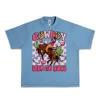 Pebble Blue cowboy take me away Urban Heavy Tee - LillyAllenDesigns