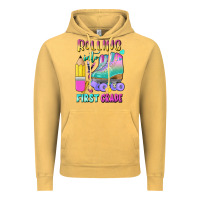 Vintage Mustard rolling into first grade Vintage Hoodie - BundleAndBundleShop