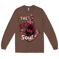 Chestnut Summer decor The sea is in my Soul Long Sleeve Tee - Bettercallsaul