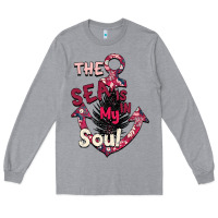Summer Decor The Sea Is In My Soul Long Sleeve Tee | Teevron